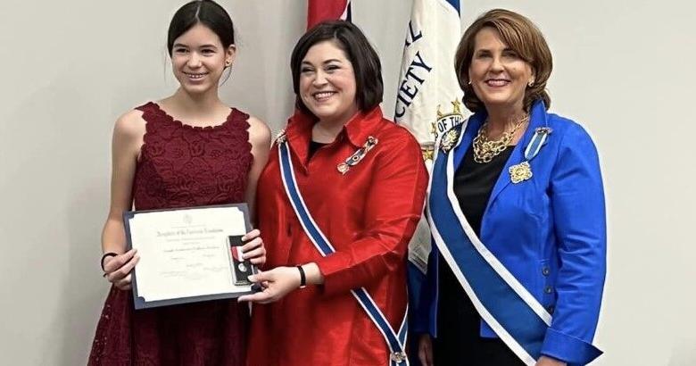 VirtualAcad_JCS's tweet card. Sarah Katharine Oldham Hopkins recently won the seventh grade Daughters of the American Revolution essay contest. Her essay won several different levels of competition including the local, district,...