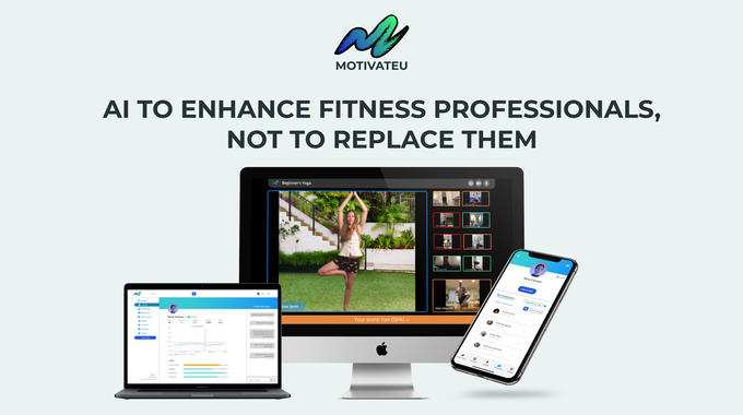 StroutMotivateU's tweet card. AI to enhance fitness professionals, not replace them; no hardware required