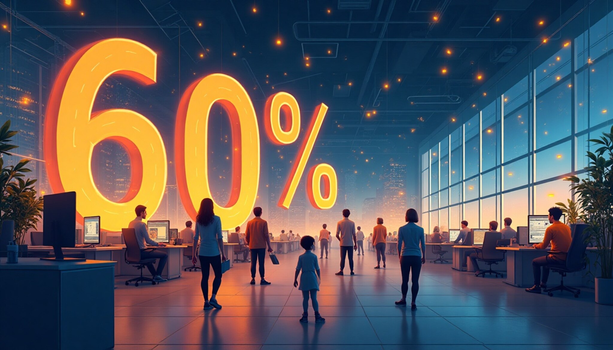 bullet_mobile's tweet card. Les chiffres et les enjeux autour des compétences numériques en France: 60% d'employés qui peinent à maîtriser le digital.