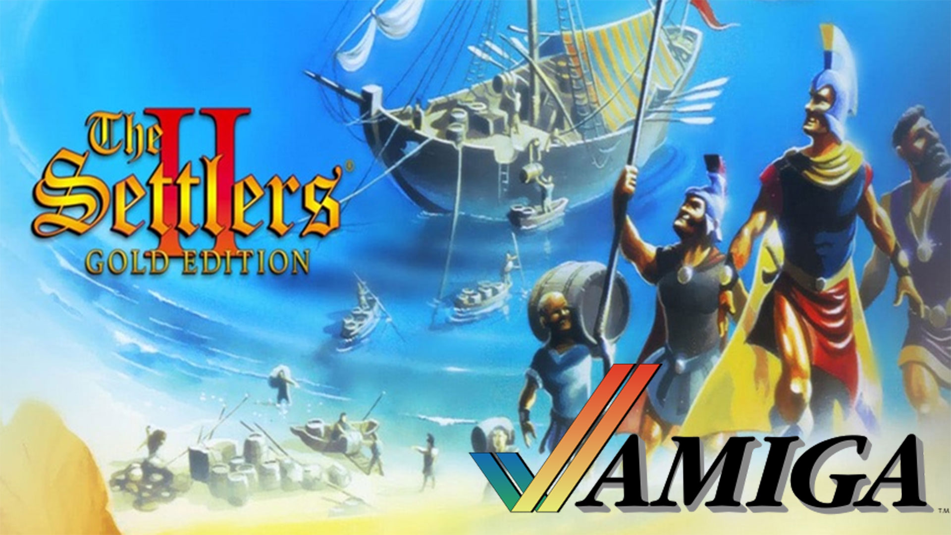 retroacademy_it's tweet card. Dopo 30 anni di attesa, The Settlers II: Gold Edition arriva su Amiga il 18 ottobre 2025 in tre edizioni (digitale, boxed e collector). Anteprima alla Gamescom 2025