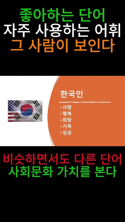 jaeuin's tweet card. 한국과 미국인이 가장 좋아하는 단어는 비슷한 것 같으면서도 다른 점도 있었다. 가장 좋아하는 탑5를 각각 정리했다.