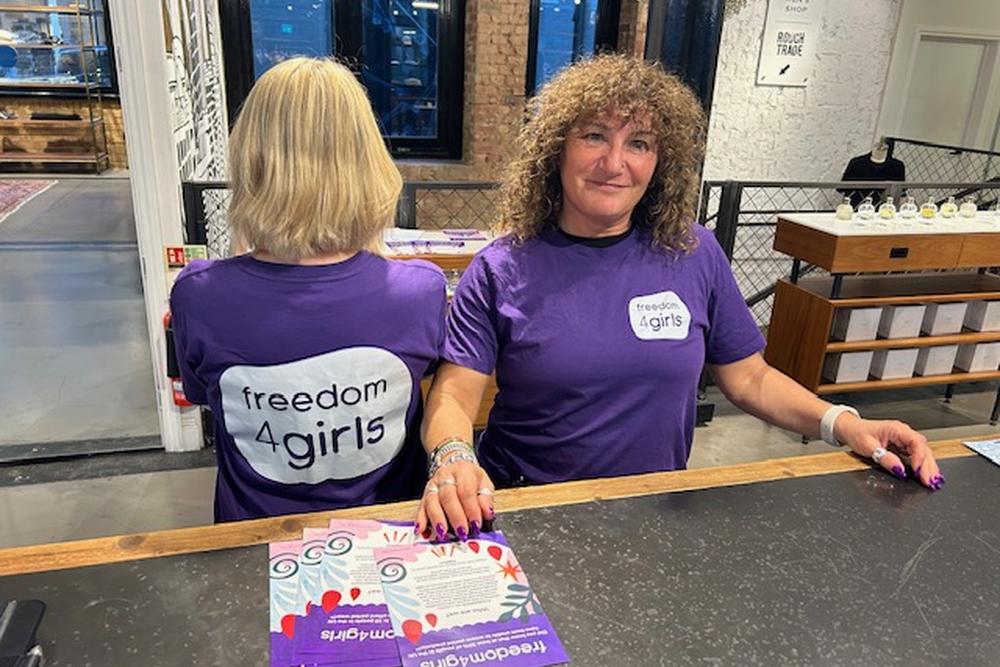 tinytinatea's tweet card. Tina Leslie didn’t set out to start a charity. She just wanted to help. Armed with old towels, a few friends and a sewing machine, she stitched together what would become Freedom4Girls a small East...