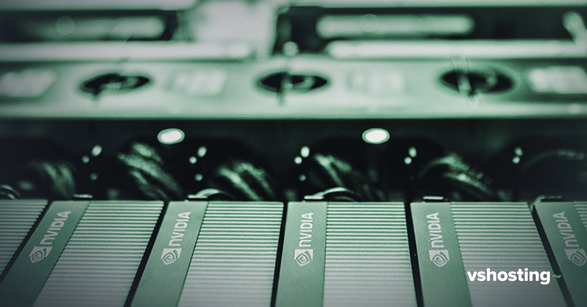 vshosting's tweet card. Ať už trénujete velké jazykové modely nebo zpracováváte data ze senzorů a obrazová data – bez vysoce výkonné GPU infrastruktury je prakticky nemožné provozovat moderní umělou inteligenci efektivně.