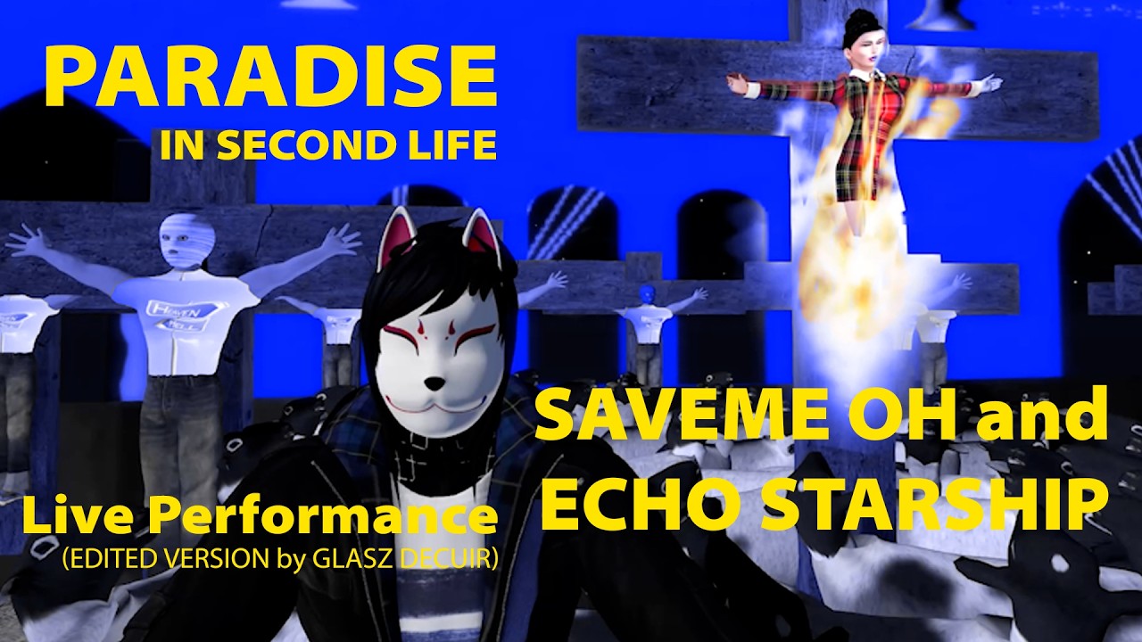 Glasz_machinima's tweet card. LIVE PERFORMANCE Echo Starship and SaveMe Oh PARADISE NOW Tribute