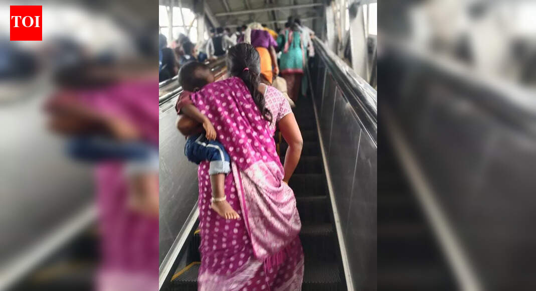 itzrajars's tweet card. Chennai: Broken escalators, missing lifts, unfinished roofs, filthy toilets and overcrowded platforms have turned navigating the Tambaram railway stat.
