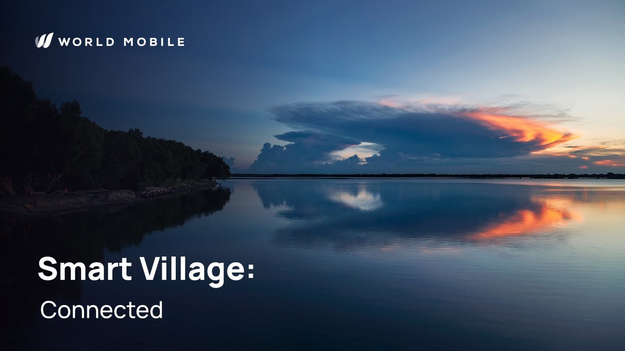 CloverNodes's tweet card. Smart Village: Connected
