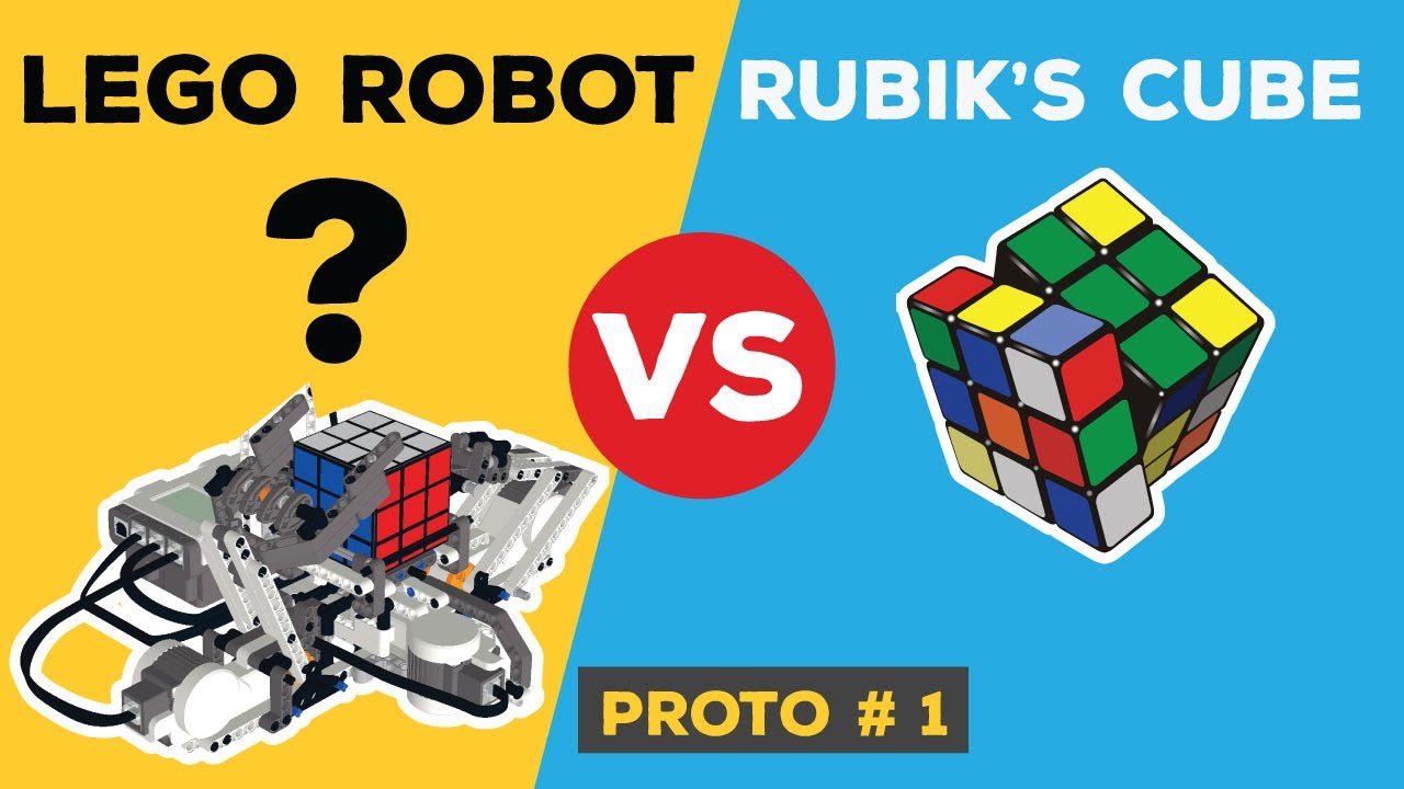 LEGORobotics1's tweet card. The FIRST LEGO Rubik's Cube solver robot on YouTube (prototype 1)