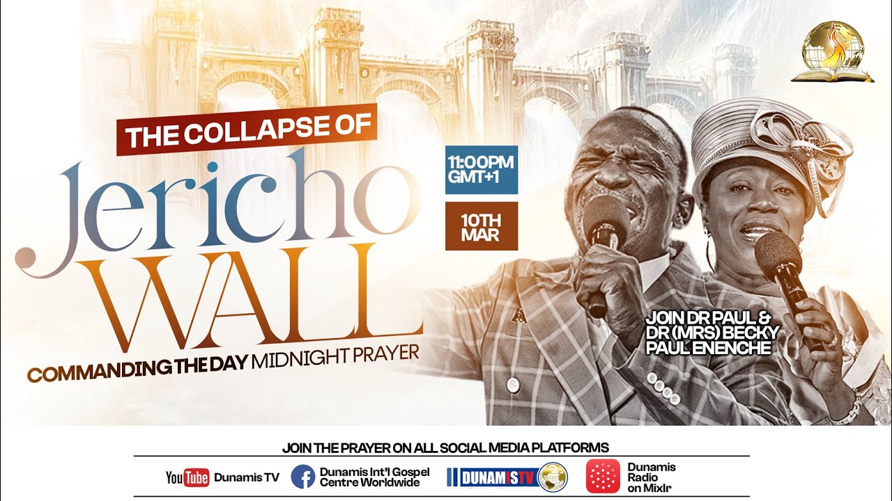 MyStoneOfHelp's tweet card. COMMANDING THE DAY MID NIGHT PRAYER || THE COLLAPSE OF JERICHO WALL...