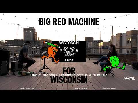 ForWisconsin's tweet card. Big Red Machine x For Wisconsin
