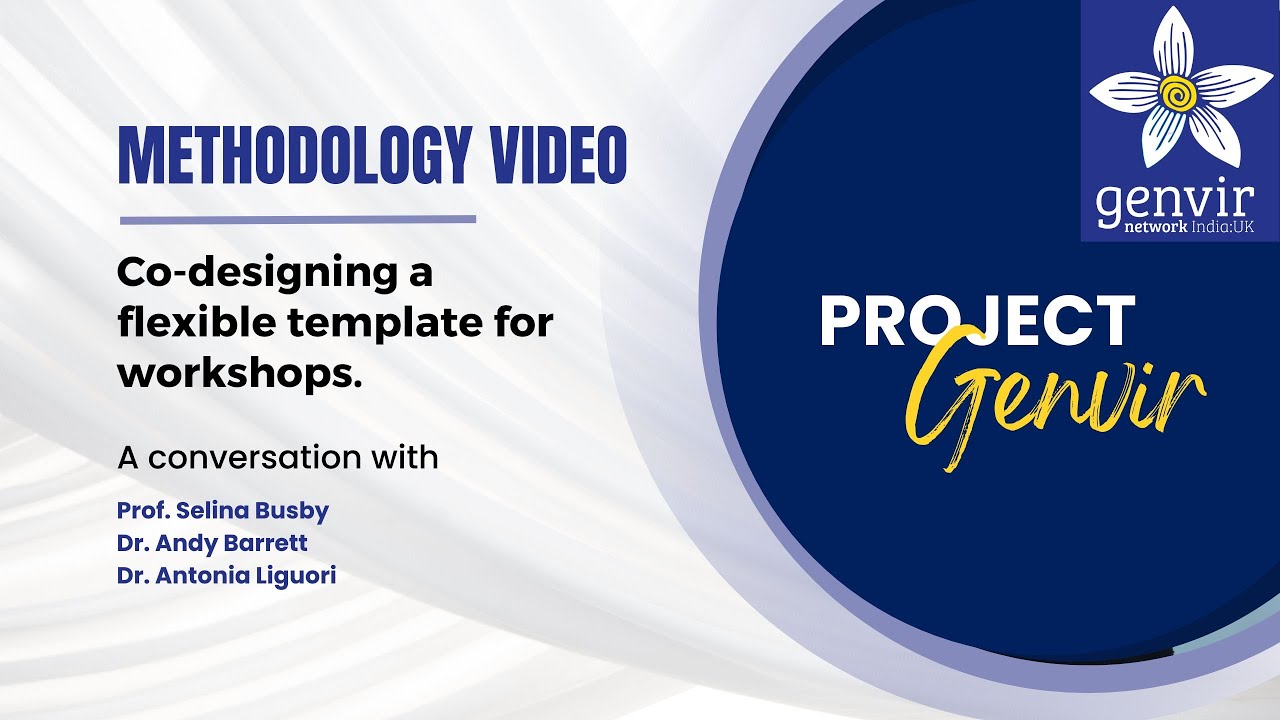 ProjectGenViR's tweet card. Project GenViR | Co designing a flexible template for workshops