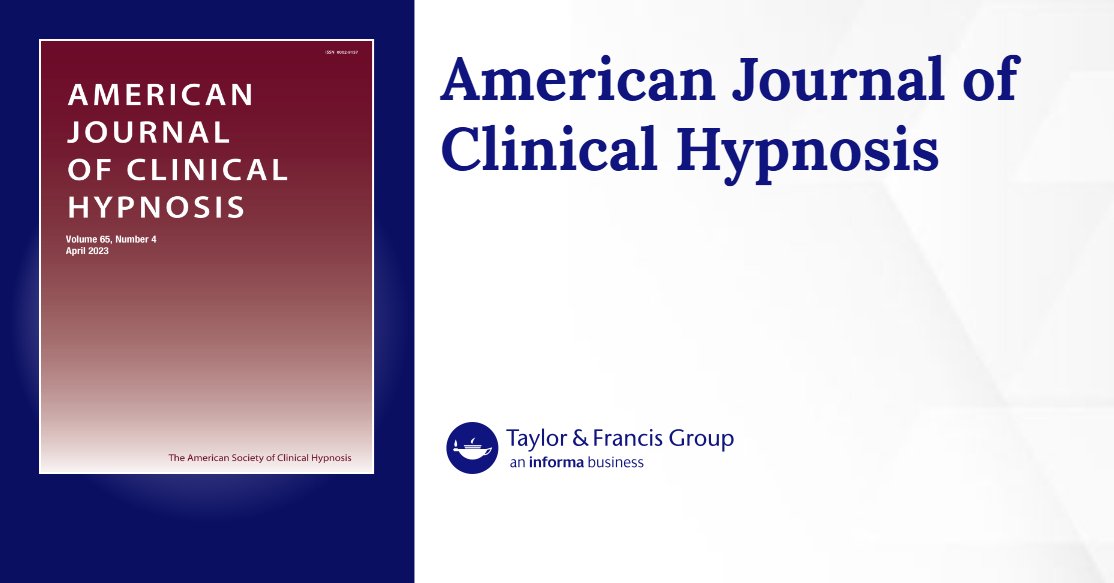 CJWebster's tweet card. This study investigated the impact of hypnotic suggestions on improving attitudes toward seeking professional psychological help (ATSPPH). The study administered the Chinese version of the ATSPPH s...