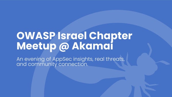 OWASP_IL's tweet card. 🐝✡ OWASP IL ✡🐝 is excited to welcome you to our latest Meetup event! 🚀 Prepare to dive into the world of Application Security with an evening filled with engaging secur