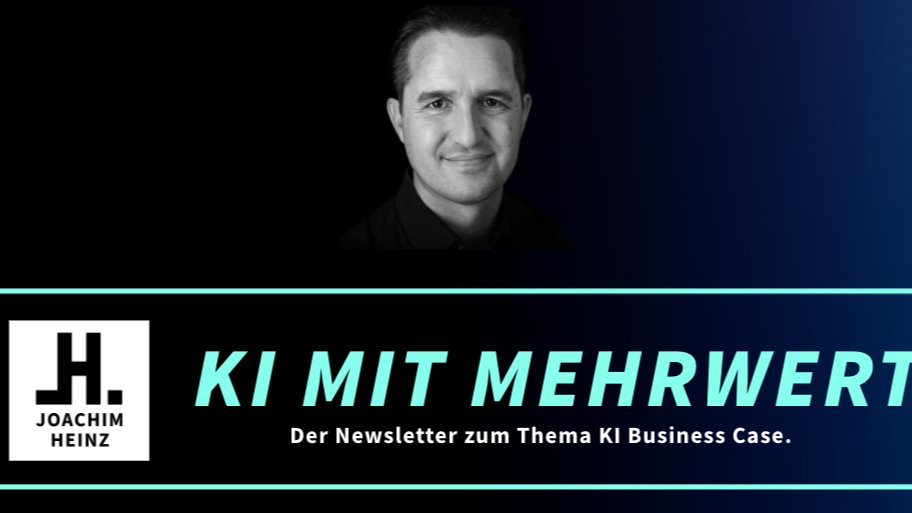 joachimheinz's tweet card. KI ist in aller Munde. Landauf und -ab werden technische Entwicklungen, neue Sprachmodelle und gigantische Finanzierungsrunden von KI-Startups diskutiert.