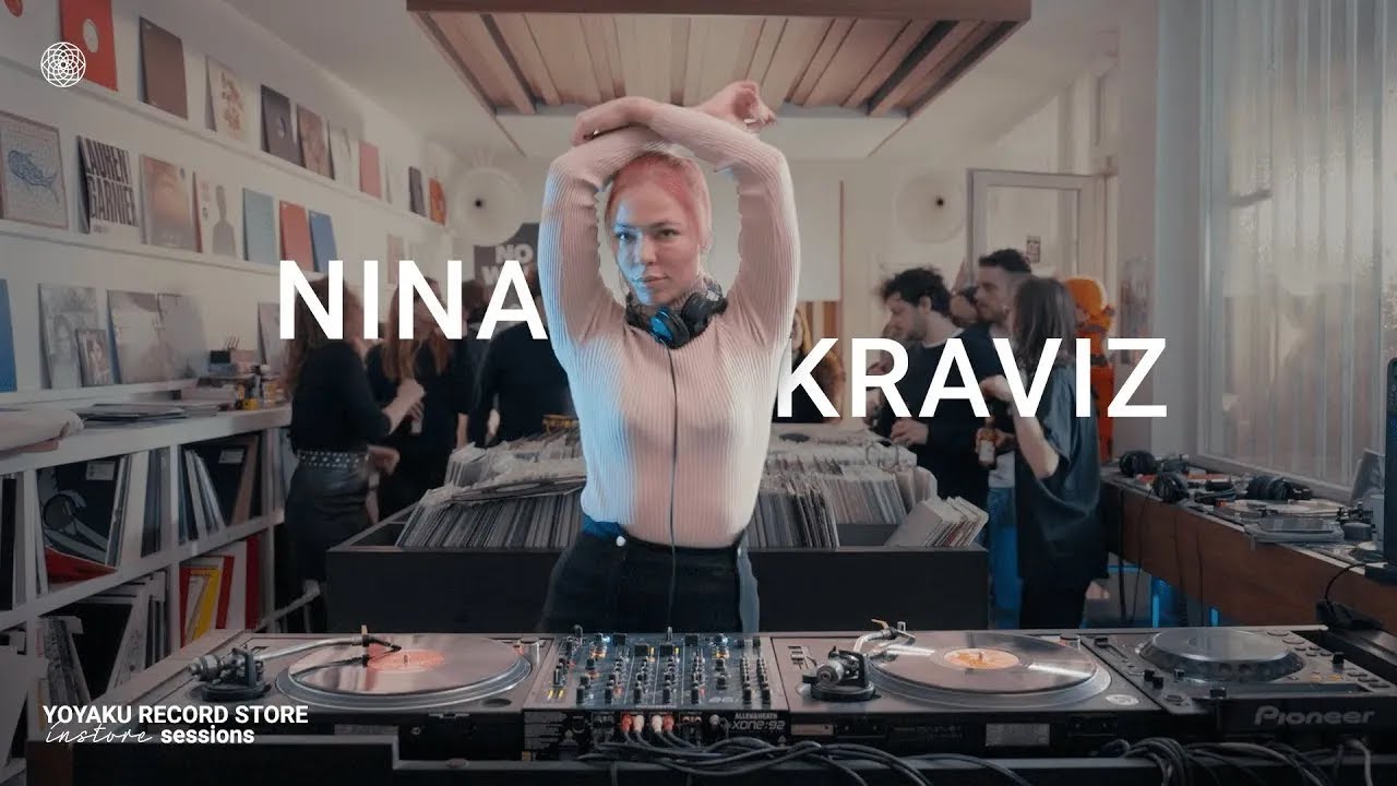 NinaKraviz's tweet card. Yoyaku Instore Session with Nina Kraviz