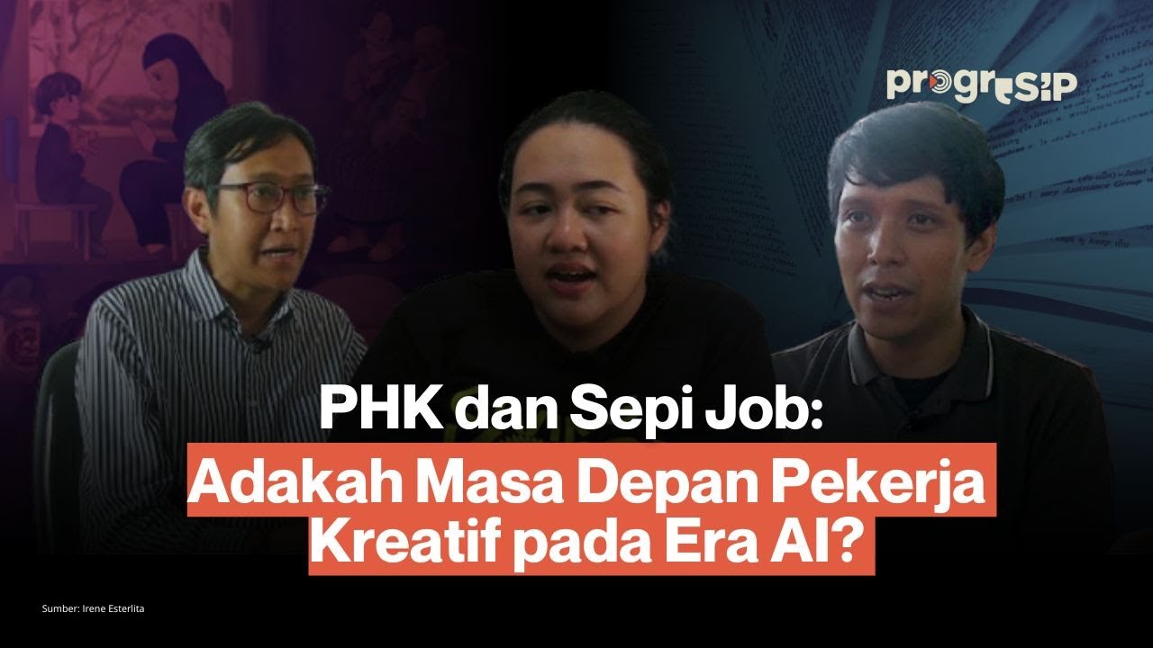 progresip_'s tweet card. PHK dan Sepi Job: Adakah Masa Depan Pekerja Kreatif pada Era AI?