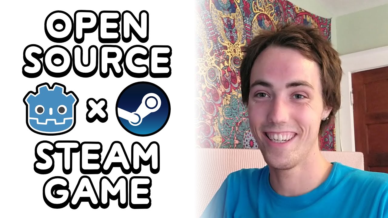 robsgameshack's tweet card. My Open Source Steam Game