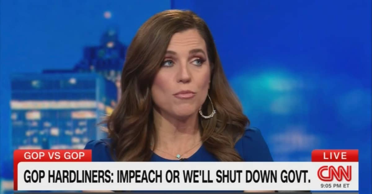 MeidasTouch's tweet card. Mace undermines the case for an impeachment inquiry during an interview on CNN