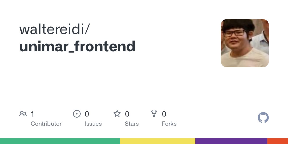 mwalter__'s tweet card. Contribute to waltereidi/unimar_frontend development by creating an account on GitHub.