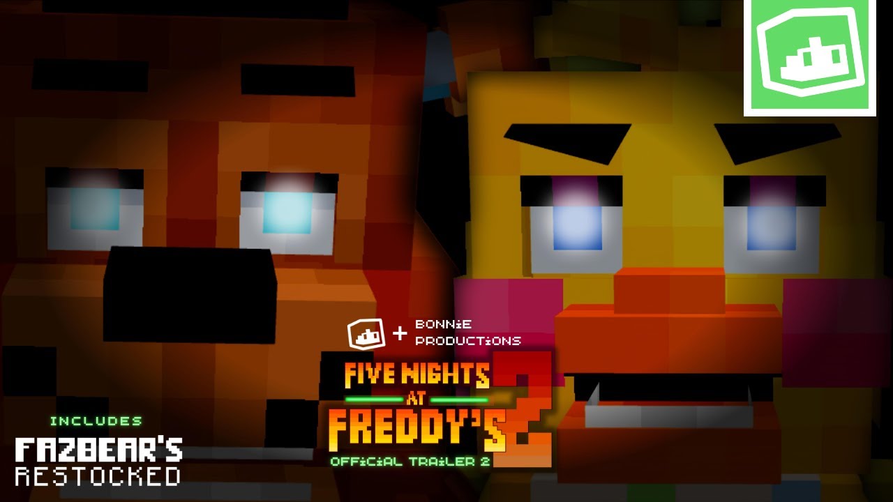 KiandraOMG's tweet card. Five Nights at Freddy's 2 - A Minecraft Trailer 2 by @KiandraOMG...