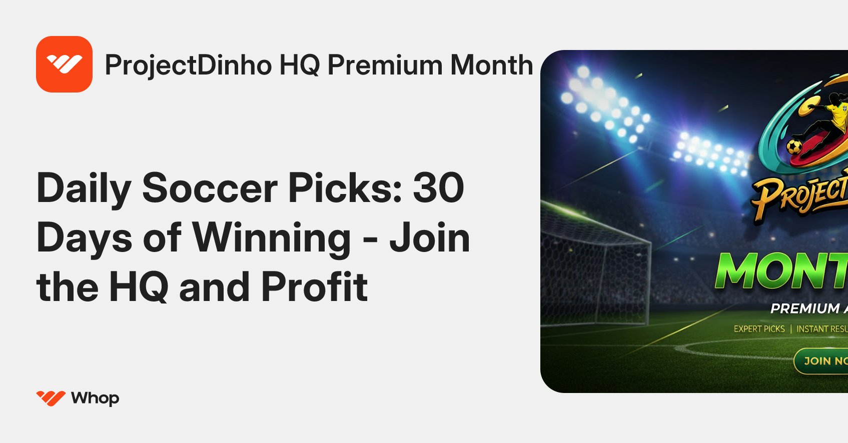 Project_Dinho's tweet card. I’ve played and watched soccer for 21 years — from youth leagues all the way up to the collegiate level. For the past 3+ years, I’ve been applying that real on-field knowledge to the betting world…...