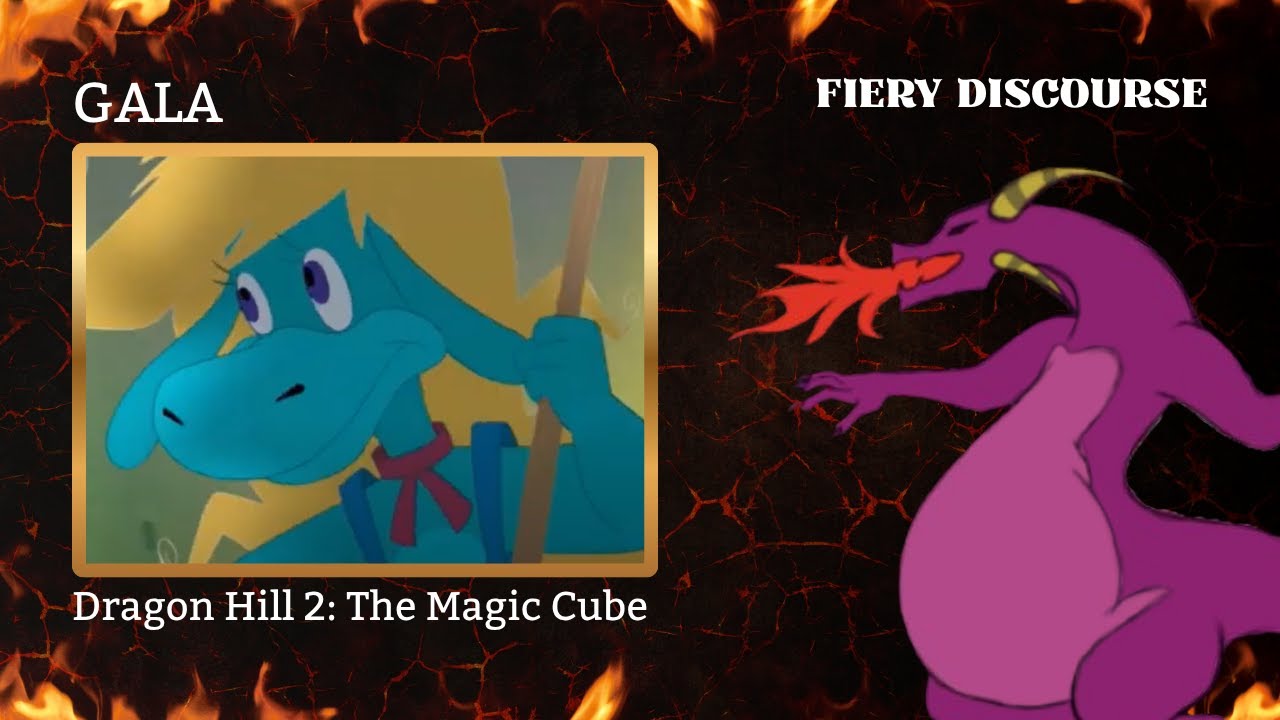 Ludmillanon's tweet card. Fiery Discourse: Dragon Hill 2: El Cubo Mágico/The Magic Cube