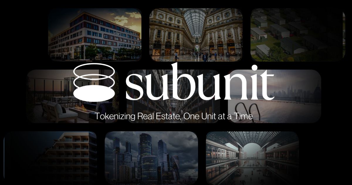 Fola_gbadee's tweet card. Own, vote, control and participate in real estate through subunit. Utility token for decentralized real estate governance.