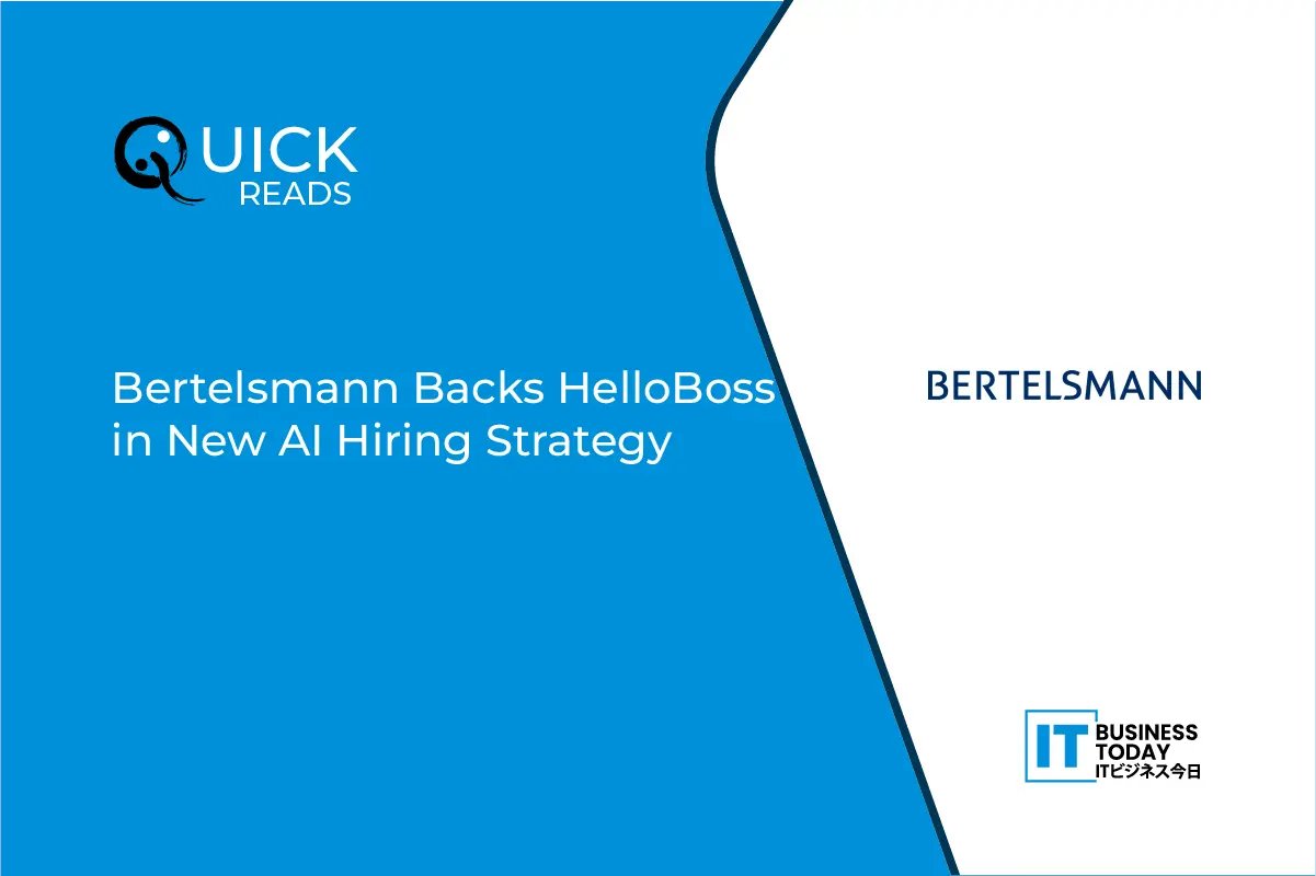 kazukyari7's tweet card. Bertelsmann just made its first investment in Japan by joining the Series A round for HelloBoss, an AI driven recruitment platform built out of Tokyo. The move signals how serious global players ar…