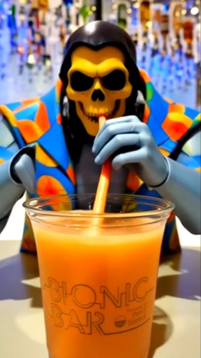 DJDrDoodles's tweet card. Skeletor Vacation Vlog Day 02 - Bionic Bar #shorts #skeletor #vacation