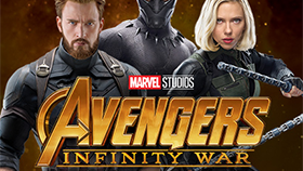 thegamecommerce's tweet card. Take on the role of Captain America or the Black Widow in this gamified playable.