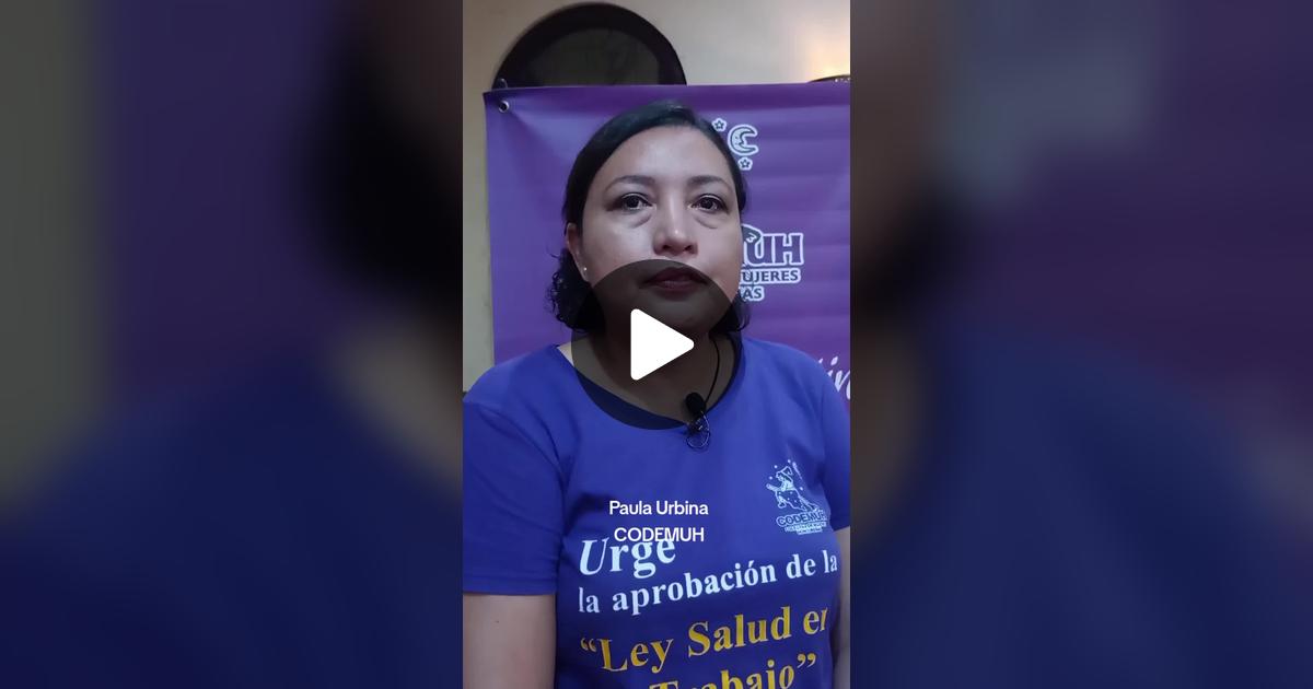 CODEMUH1's tweet card. Echa un vistazo al video de Lourdes Ramírez.