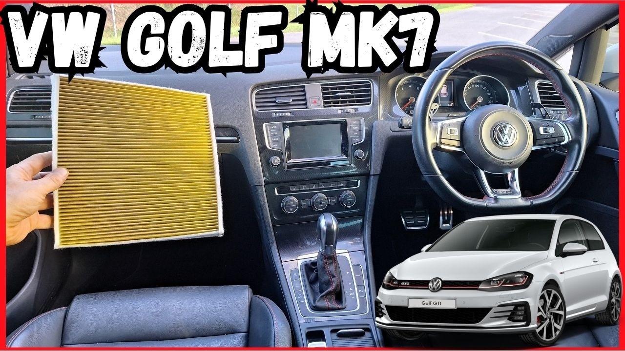 RossPerry_YT's tweet card. VW Golf MK7 Pollen Filter Replacement (Cabin Air Filter) - Smelly AC...