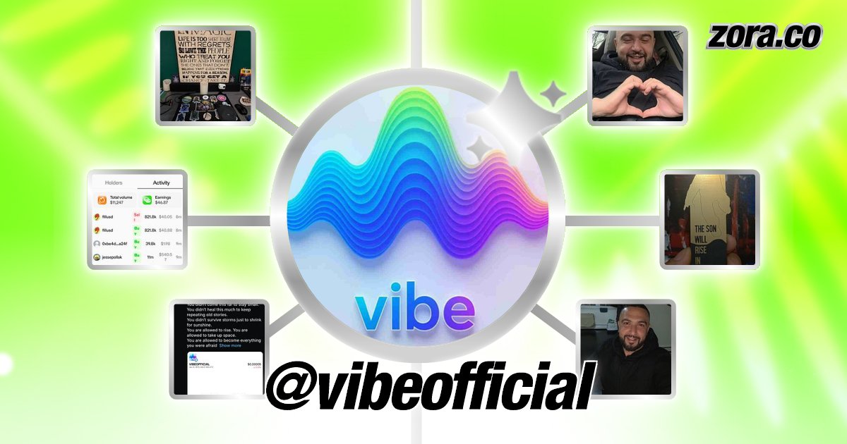 havehonorfaith's tweet card. vibeofficial is on Zora.