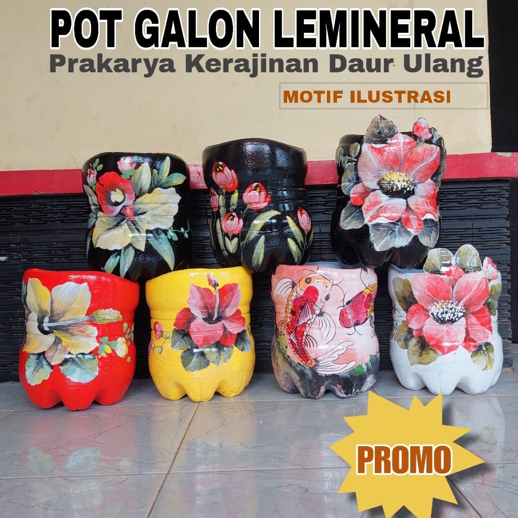 Ai_g90000's tweet card. Beli pot bunga dari galon bekas lemineral besar 15Liter,motif lukisan ilustrasi bunga buah buahan prakarya kerajinan daur ulang Terbaru Harga Murah di Shopee. Ada Gratis...