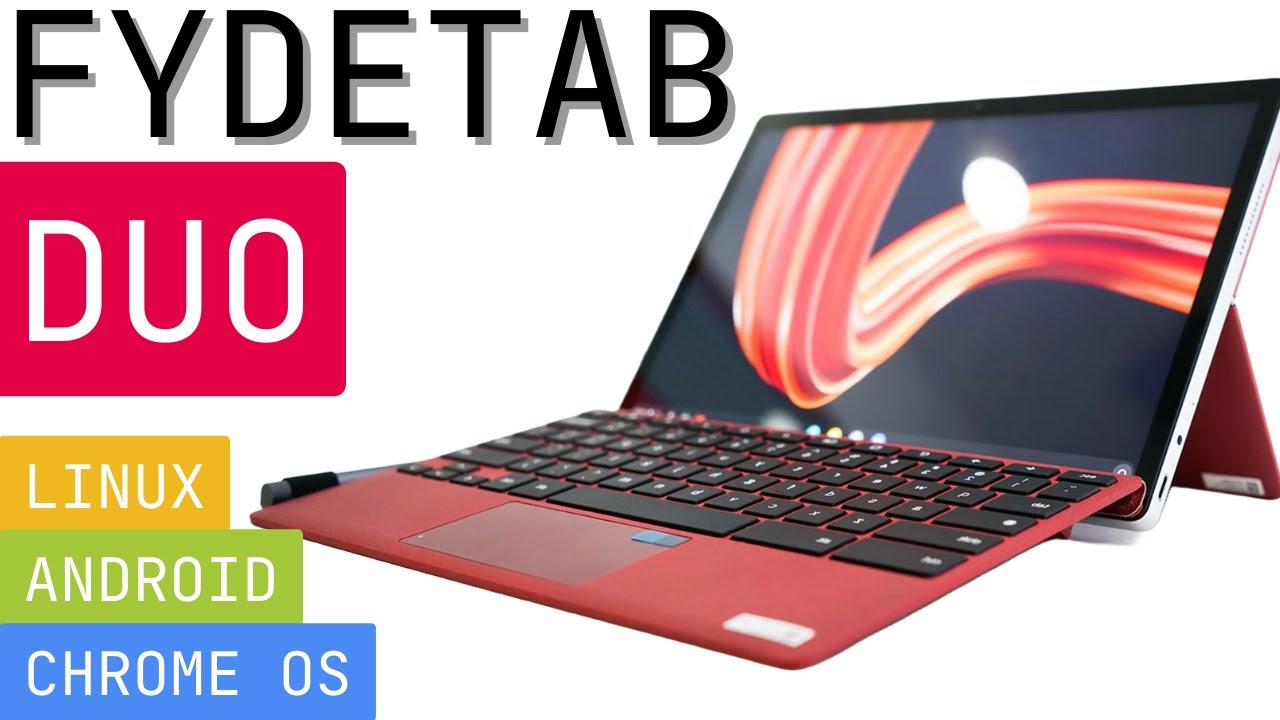 FydeOSHQ's tweet card. New HACKABLE TABLET! (Linux, Android, Chrome OS) - UNBOXING & First...