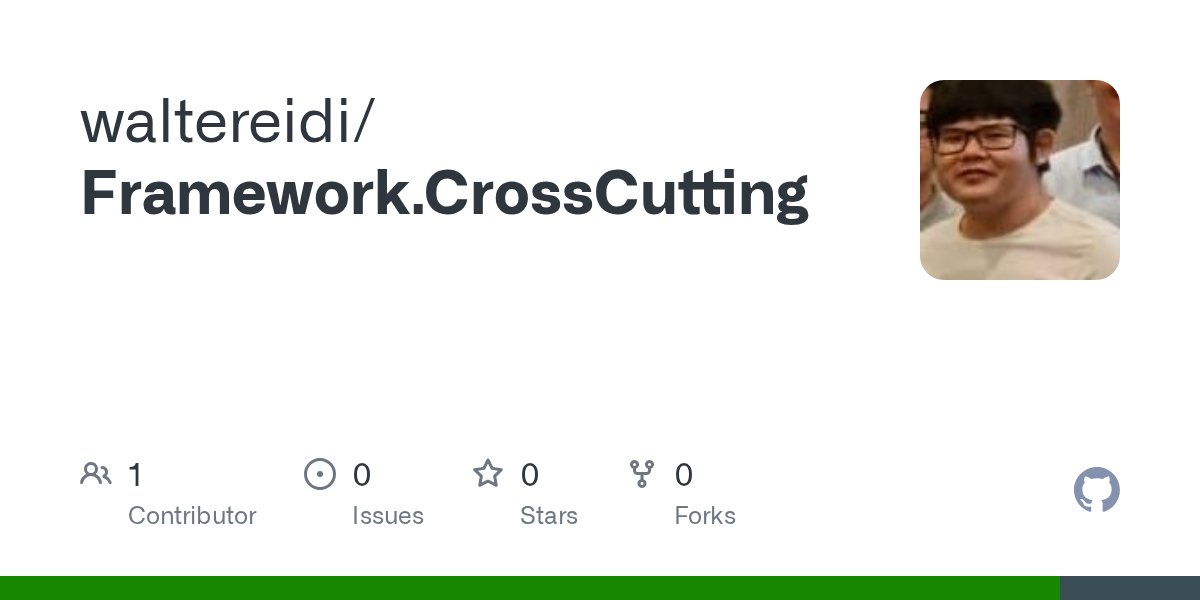 mwalter__'s tweet card. Contribute to waltereidi/Framework.CrossCutting development by creating an account on GitHub.