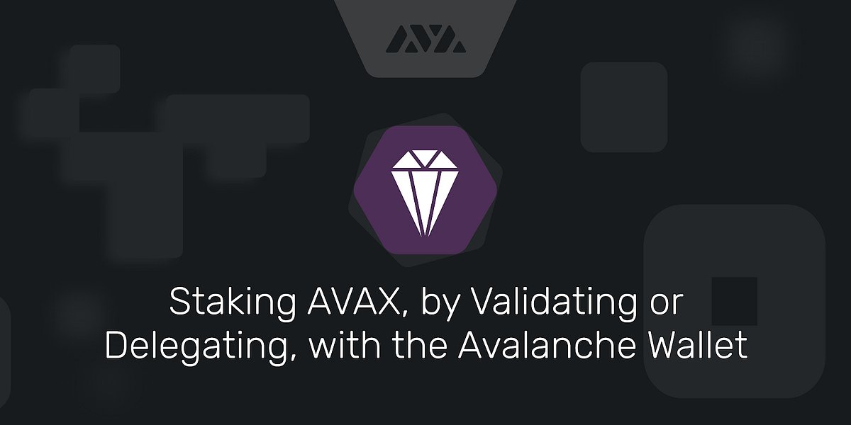 avax's tweet card. Learn how you can earn AVAX rewards for staking your tokens and securing the Avalanche platform.