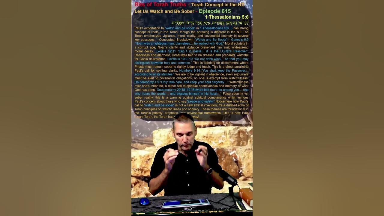 MATSATI's tweet card. Bits of Torah Truths - Torah Concept in the NT: Let Us Watch and Be...