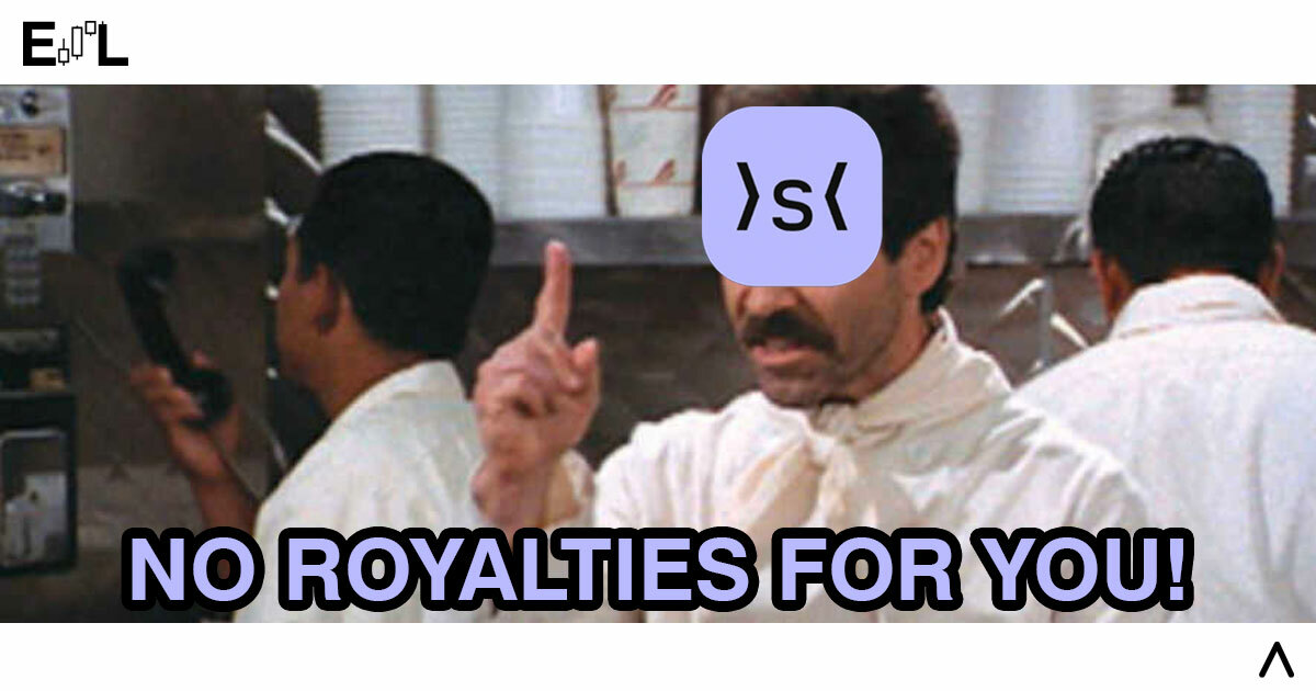 AlphaMintNFT's tweet card. This week there was talk over 0% royalties for artists and creators due to sudoswap NFT marketplace, influencers called out for project rug pulls and more web3