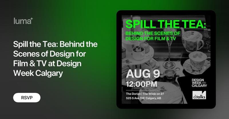 BasicBlkDesigns's tweet card. Ever wondered what it’s really like to bring a world to life on screen? Join us for an exclusive afternoon tea in The Dorian’s stunning Wilde on 27th…