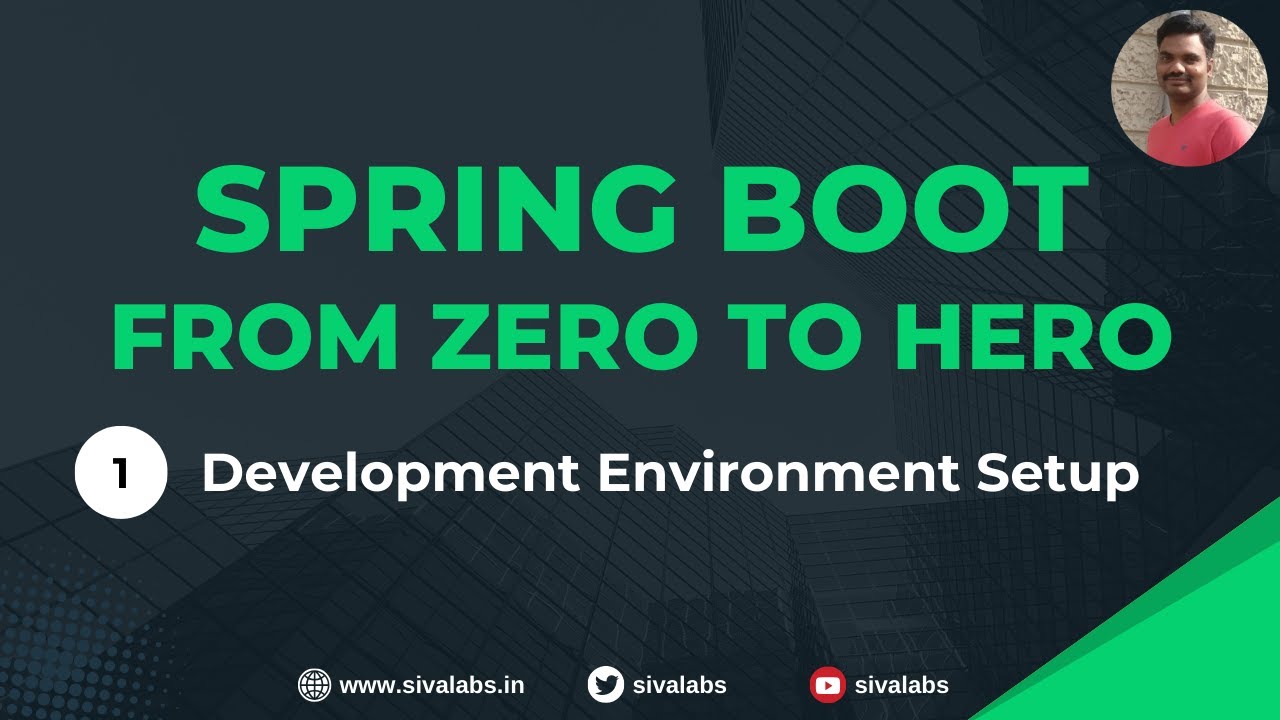 sivalabs's tweet card. Spring Boot: From Zero to Hero : Development Environment Setup