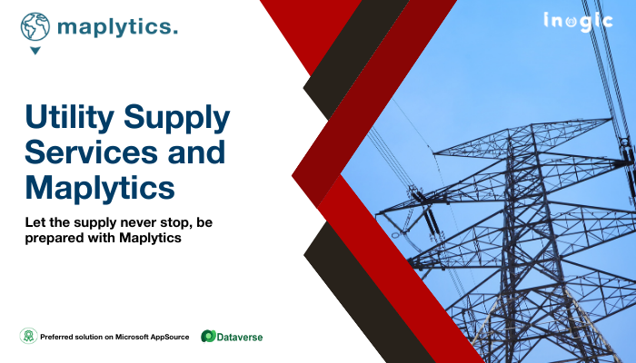 Maplytics's tweet card. Check out how Maplytics solved challenges faced by different clients from Utility Supply industry within Dynamics 365 CRM.