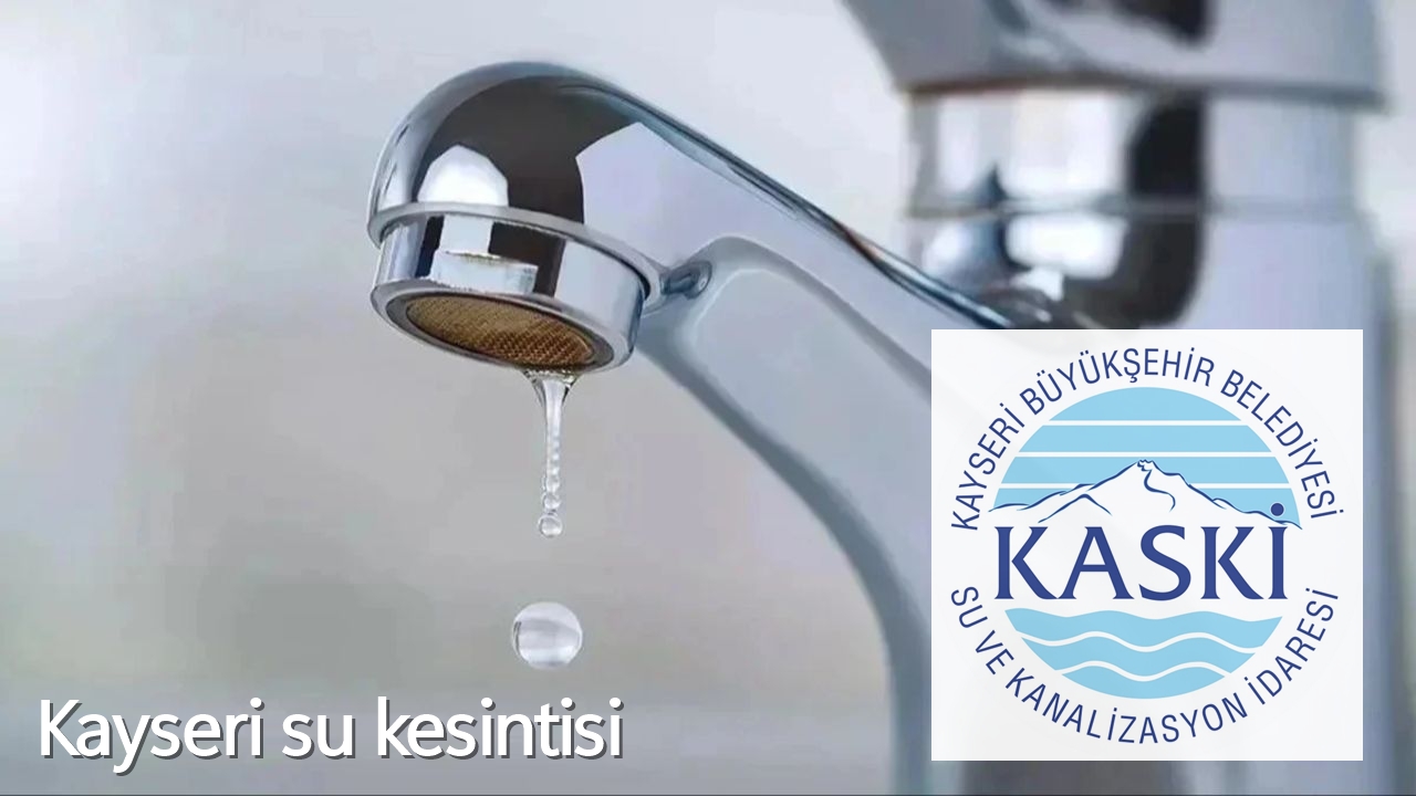kent38_com's tweet card. KASKİ’den yapılan açıklamada, bakım-onarım ve hat yenileme çalışmaları kapsamında 3 mahallede belirli saatlerde su kesintisi uygulanacağı belirtildi.