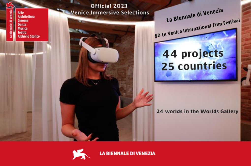 techvangart's tweet card. Venice Immersive 2023 - Official Selection TechvangArt -