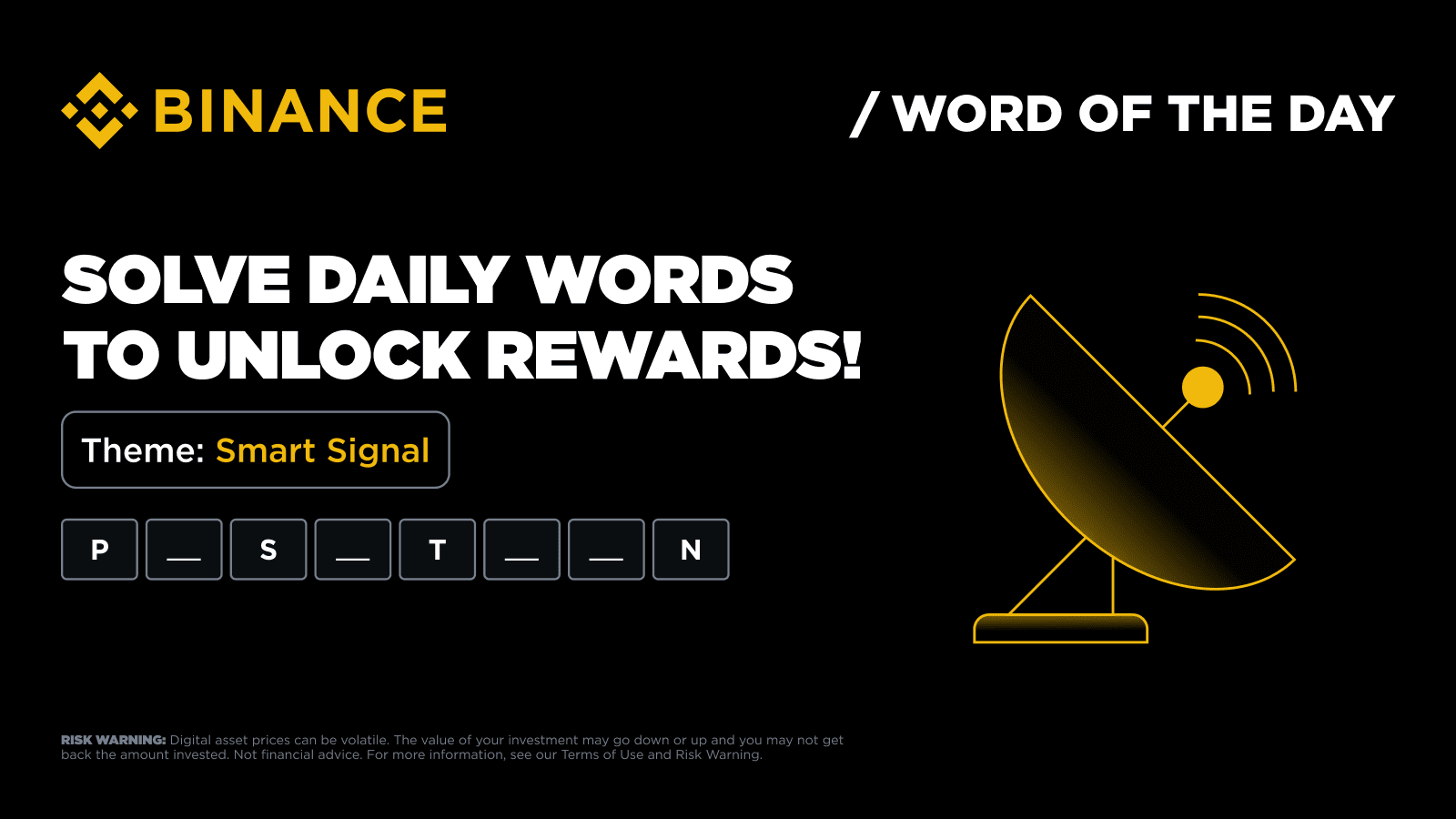 jgithe's tweet card. Word of the Day | Play the Crypto Word Game Today | Binance