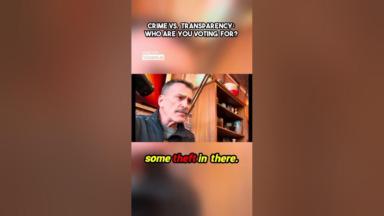 LeftRightLocal's tweet card. Crime vs Transparency Who Are You Voting For