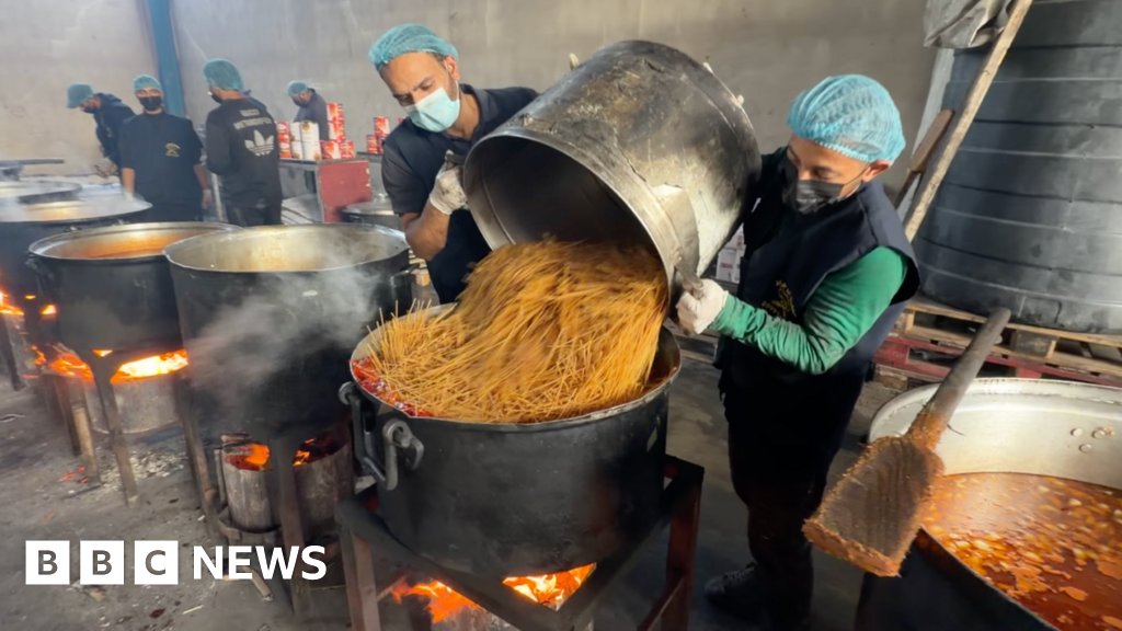 BBCWorld's tweet card. Israel is allowing more food into Gaza, but aid workers say vital ingredients needed to improve people's diets are still missing.