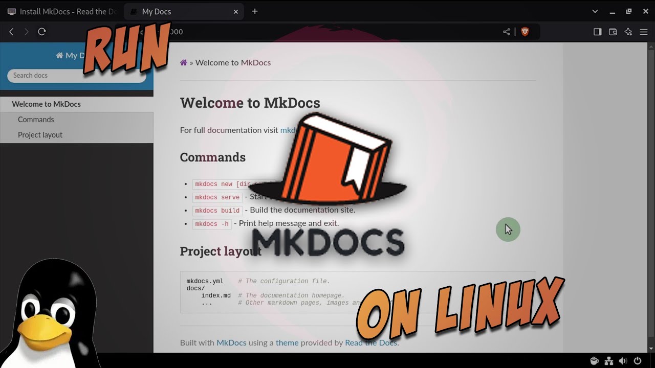 i12bretro's tweet card. Install MkDocs - Read the Docs Alternative - on Linux
