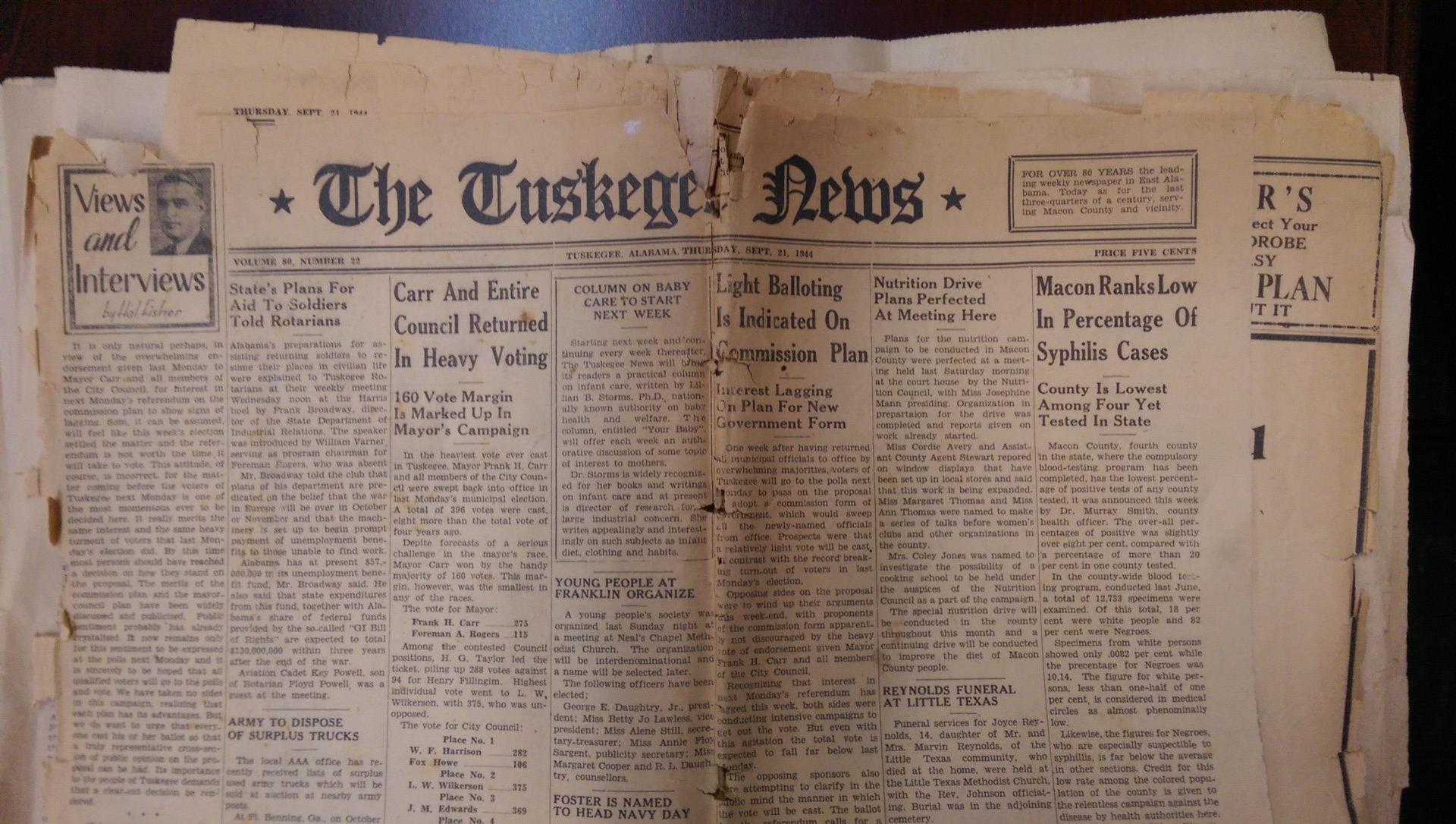 JoleneC_Posts's tweet card. Joe Turnham knew it would be cataclysmic if The Tuskegee News closed its doors.