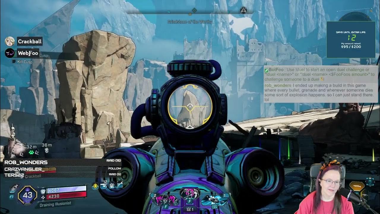 WebFoo's tweet card. Flyin #Twitch #Borderlands4 #Borderlands #CoOp