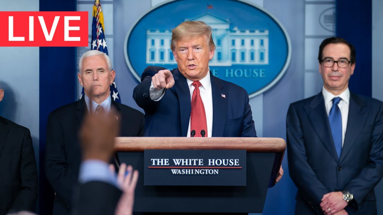 Goldstatetimes's tweet card. 🔴 LIVE: President Trump URGENT News Conference from the White House